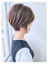 ムーンジェジェ(moon jeje) 神戸 30代40代50代60代絶壁解消小顔くびれショートボブby柴立