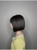 切りっぱなしボブ off haruki