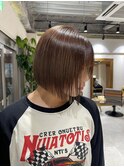 【ADORE横浜】切りっぱなし×チョコレートブラウン