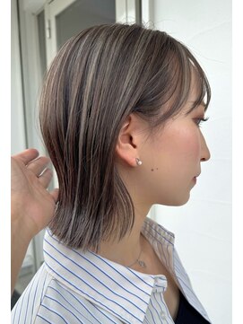 プリームヘアーホワイト(Pleame hair WHITE) 大人外ハネボブ×ハイライト