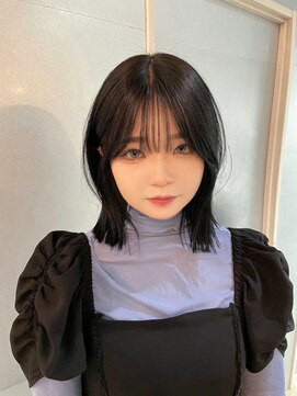 ジュノヘアージャパン 表参道(JUNO HAIR JAPAN) 黒髪/クラゲヘアー/オリーブグレー/小顔/ココアベージュ/渋谷