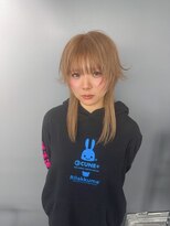 キバ(kva)&nbsp;▽□□▽ロングウルフ×ミルクティーベージュ