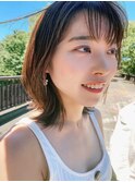 くびれウルフミニボブレイヤー髪質改善◎前髪あり20代~50代