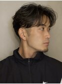 men's/メンズ/リバースセンターパート/サーフカール/フェード