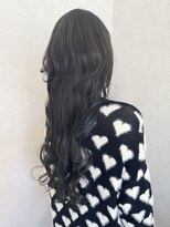 チーモ ハッピー ヘア メイク(CheeMo happy hair make)&nbsp;ロングレイヤー×ダークアッシュ