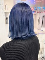 アフターニュース 新潟(afternews)&nbsp;ブルー/ダブルカラー/ネイビーベージュ/ボブ