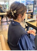 【c10】髪質改善ショートボブハイライト白髪ぼかしヘアセット