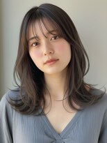 ルーム 大通店(ROOM)&nbsp;透明感髪質改善カラーショコラグレージュくびれ外ハネ秋カラー