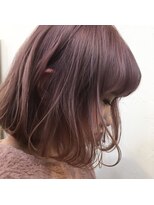 ハニーマスタード(HONEY MUSTARD)&nbsp;ケアブリーチで作るペールトーンのピンクバイオレット