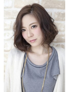 アガタヘアー(AGATA hair) 大人前下がりボブパーマスタイル