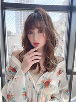 マロンベージュ/フェザーバング/20代30代40代/【Zina銀座】
