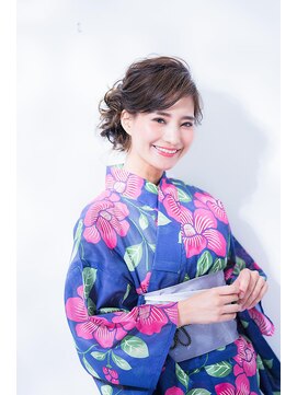 マーブルトウキョウネオリーブ(marbles tokyo neolive) MARBLES/三軒茶屋☆浴衣着付け☆お祭り☆ルーズアレンジ☆