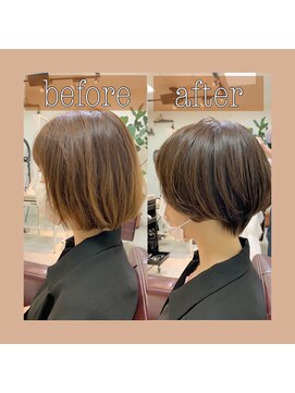 ディスオモテサンドウ 表参道(This OMOTESANDO) リアルサロンワーク！初めてショートにする方オススメ！元重