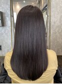 【SHARON原宿】ナチュラルストレート×艶感ダークブラウン