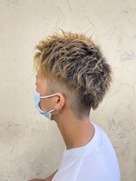 バルス(BLS)&nbsp;メンズ束間ツーブロックスタイル【髪質改善/デザインカラー】