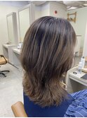 大人ベージュ×ウルフちっくなレイヤー