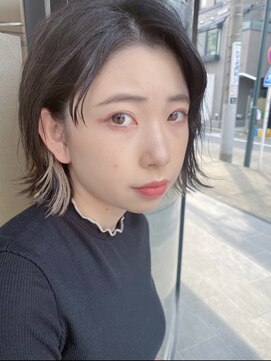 ウィーブス セタガヤ(weaves -SETAGAYA-) イヤリングカラー×ミルクティーベージュ【weaves-SETAGAYA-】