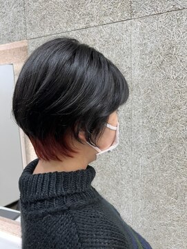 ガルフ 門前仲町(GULF) ふんわりカール/小顔ミディ[インナーカラー/学割U24/門前仲町]