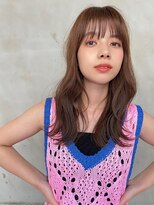 スティーロ 渋谷(Steelo)&nbsp;Steelo ライトベージュ×小顔レイヤーくびれヘア