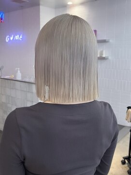 ゲーム 原宿店(GAME) ダブルカラーミルクティーベージュカラーケアブリーチ韓国