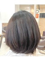 カットハウス はさみの部屋&nbsp;大人ボブ/ワンカール/縮毛デジパ/ボリュームダウン/サイドパート