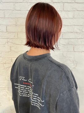 マフェ(mahae) オレンジ×ボブ