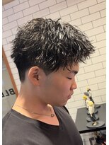 ブリーチ 金沢店(BLEACHi)&nbsp;波巻きスパイラルパーマツイストスパイラルパーマメンズマッシュ