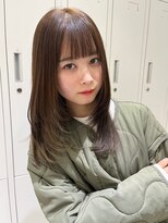 ジーナ セントラル銀座(Zina)&nbsp;メルティーカラー＊シャギー＊セミロング【ZinaCENTRAL】