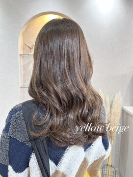 カラークチュール(Color Couture) レイヤーロング/髪質改善/イエローベージュ/暖色カラー