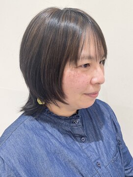 トイロ(toiro*) マッシュウルフ*白髪に馴染むハイライト(ブリーチなし)