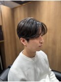 men'ssalonHuuスタイルセンターパートスタイル
