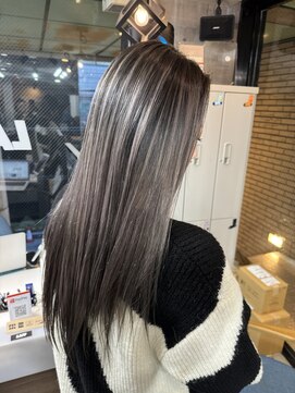 ラフ(LAFF) #黒髪#ボブルフ#ネビージュ#小顔#ワンレン