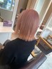 カット＋ケアブリーチ+透明感カラー+クイックトリートメント