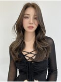 ミニウルフレイヤーカット顔周りカット前髪カット韓国ロング原宿