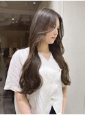 グレージュカラー/髪質改善/暗髪/レイヤーカット[恵比寿駅]