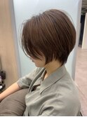 ショートボブ 丸みショート マッシュショート ショートカット