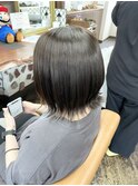 切りっぱなしボブ