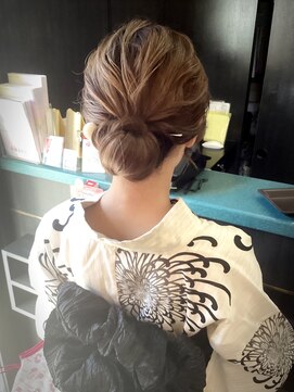 リノヘアー 上板橋(LINO HAIR) 大人可愛いアップ