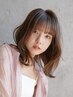 【特別価格/人気No.1】 小顔カット＋ケアカラー＋ベースTr￥6900