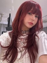 レディアル 渋谷(REDEAL)&nbsp;ワンホンヘア/韓国ヘア/ウルフ/前髪[レイヤーカット/渋谷]