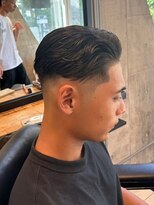 ビンゴ(BINGO)&nbsp;2042黒髪スキンフェード刈り上げショートフェード渋谷バーバー