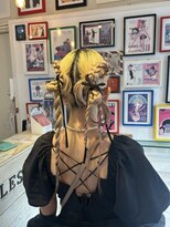 タイトアレンジ　ツインアレンジ　リボンアレンジ