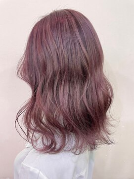 モリグリーン(MORI GREEN) ◆ミディアム//ハイトーンデザインカラー//ラベンダーピンク