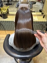 アンフィニー 仙台(ANFINI)&nbsp;髪質改善韓国前髪似合わせカットフェミニンロングメルティカラー