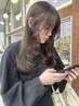 【肌映え◎】カット + イルミナカラー +オージュアトリートメント￥16,000 