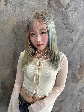 モニカ 栄店(MONIQA) ホワイトベージュ　デザインカラー