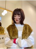 小顔効果◎ミディアムウフル