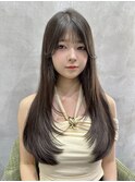新潟／万代／ミニウルフ／レイヤー／髪質改善縮毛矯正