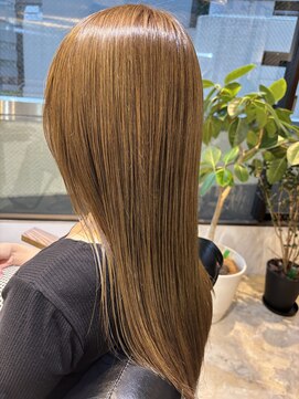 エニィ 池袋西口(Any) くびれヘア/アプリコットオレンジ/ハイライトカラー/池袋