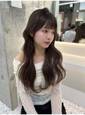 ガーリー/前髪/顔周り/レイヤー／ウェーブ巻き